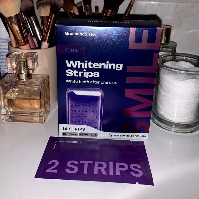 Photo of the whitening strips from Owen Walker J.