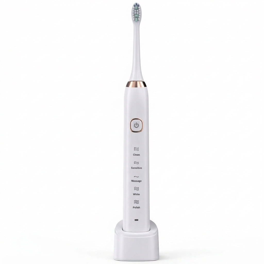 SmilePlax Sonic Electric Toothbrush – 5 Modes, Wireless Charging